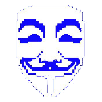 Guy Fawkes pixel mark